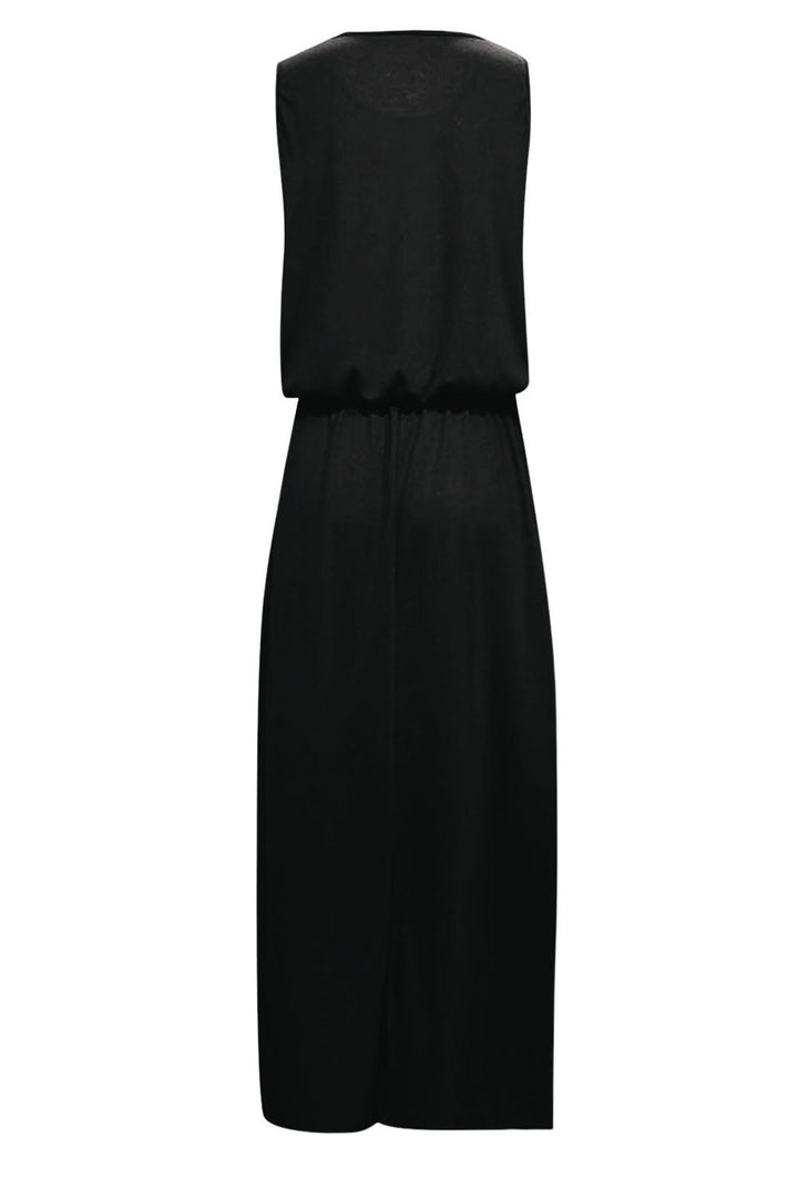 Riley™ - Stylish Solid Color Dress With Zipper And Slit