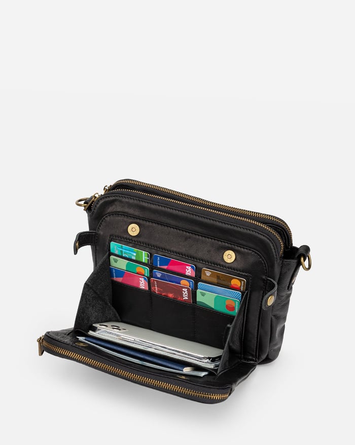 Aria™ - Crossbody Vegan Leather Shoulder Bag