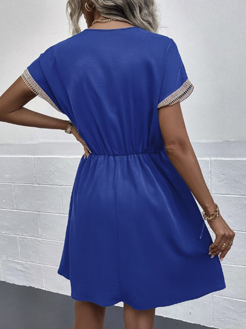 Aubrey™ - Elegant Lace Short Dress