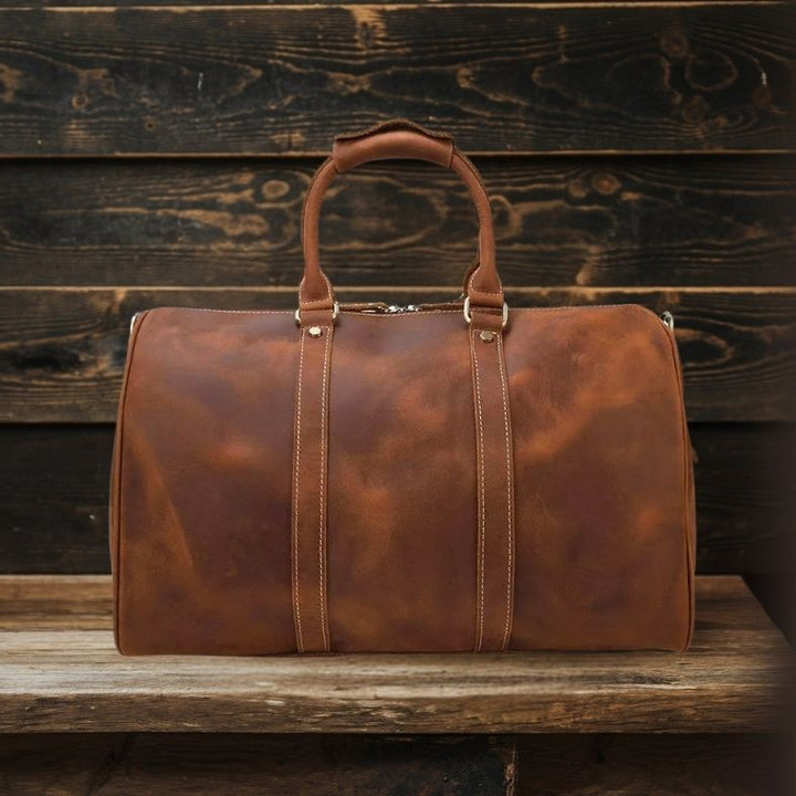 Zoe™ - Leather Duffle Bag