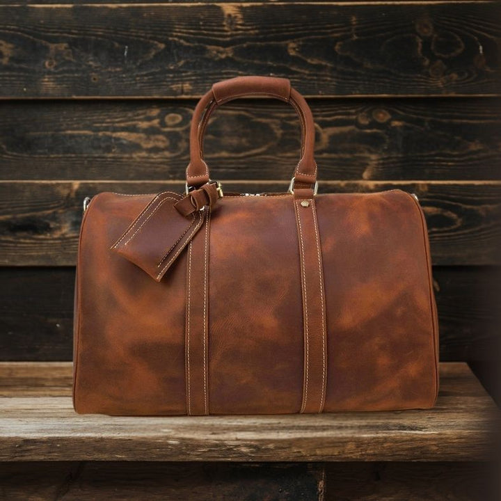Zoe™ - Leather Duffle Bag