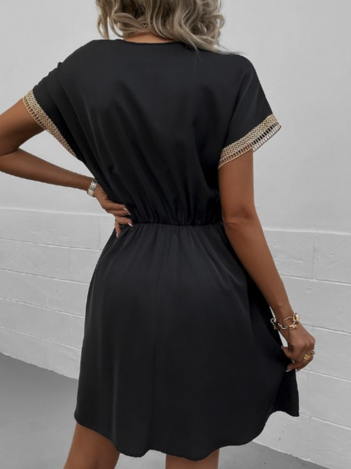 Aubrey™ - Elegant Lace Short Dress