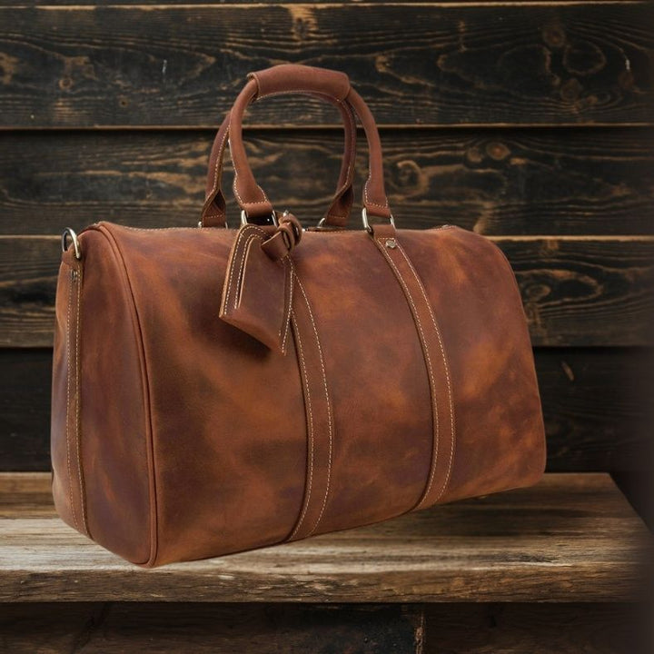 Zoe™ - Leather Duffle Bag