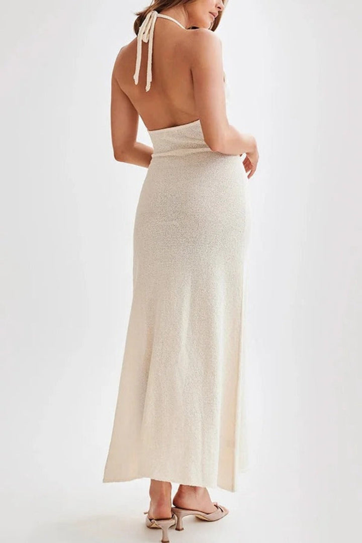 Isabella™ - Knitted V-neck Hollow Out Bodycon Dress