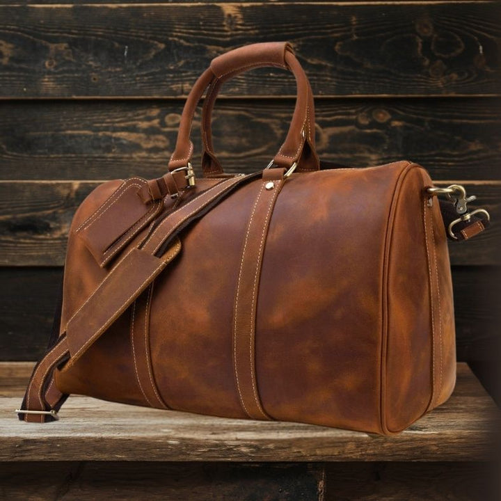 Zoe™ - Leather Duffle Bag