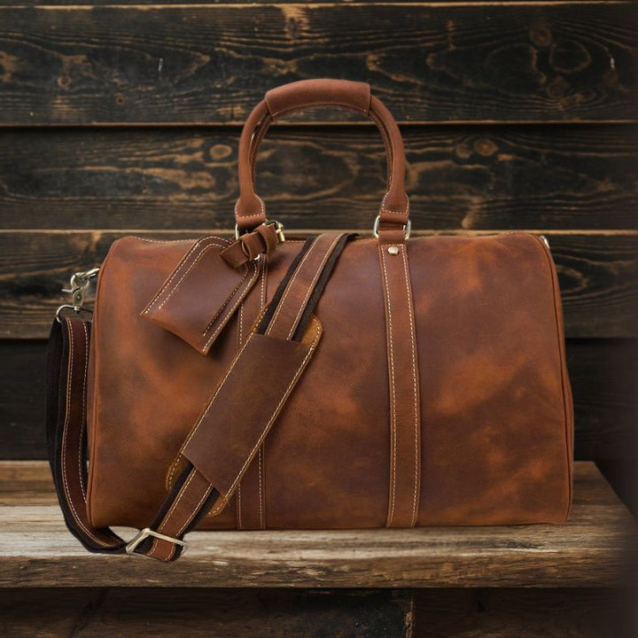 Zoe™ - Leather Duffle Bag