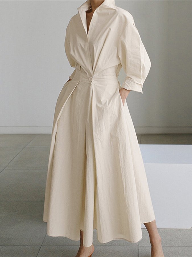 Sophia™ - Luxury Stylish Linen Dress