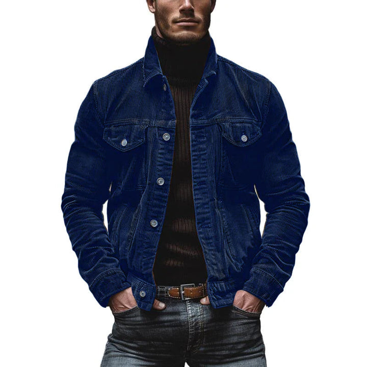 Ethan™ - Vintage Corduroy Single Breasted Jacket