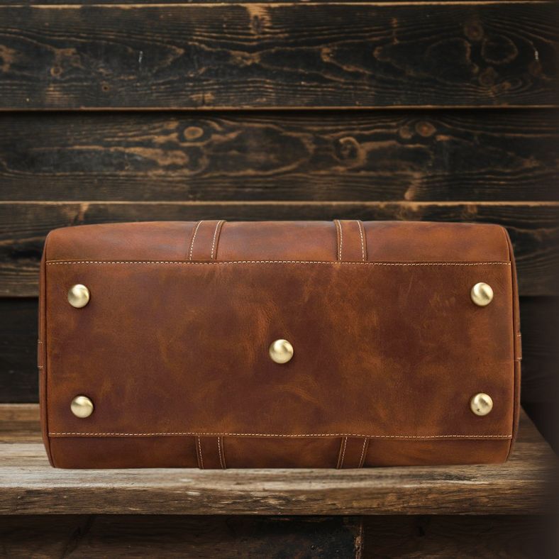 Zoe™ - Leather Duffle Bag