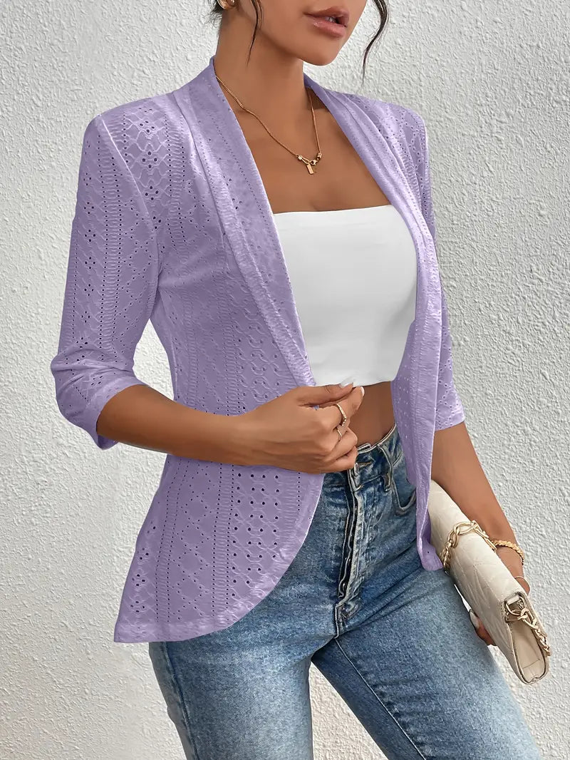 Penelope™ - Elegant Open-Front Jacket