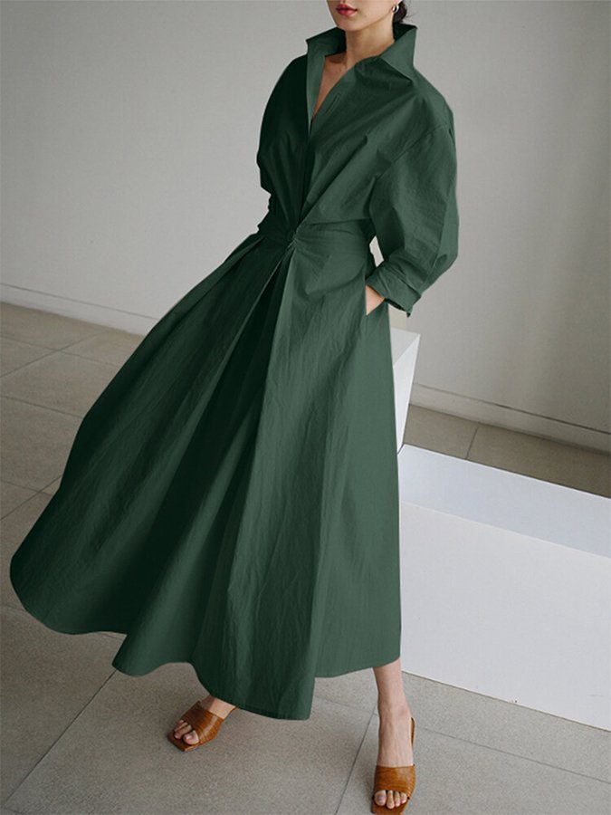 Sophia™ - Luxury Stylish Linen Dress