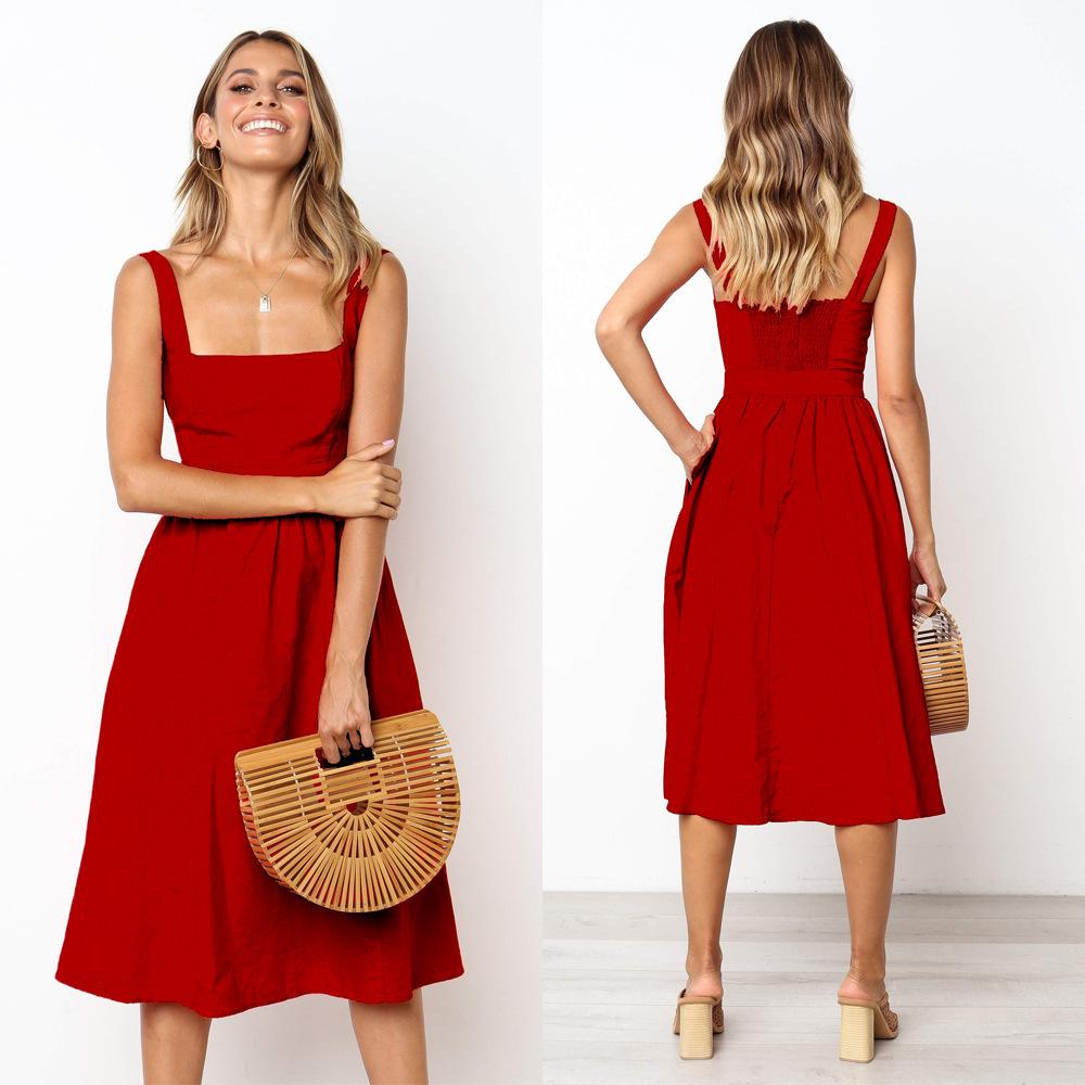 Aria™ - Timeless Square Neck Dress