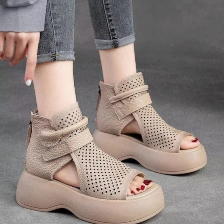 Lily™ - Timeless Leather Orthopedic Sandals