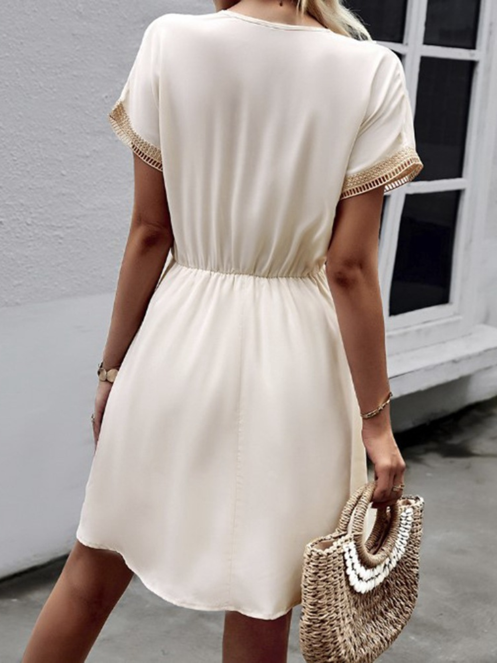 Aubrey™ - Elegant Lace Short Dress