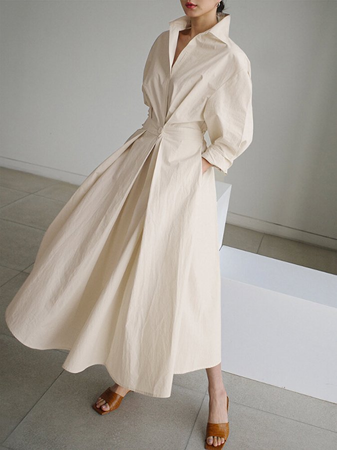 Sophia™ - Luxury Stylish Linen Dress