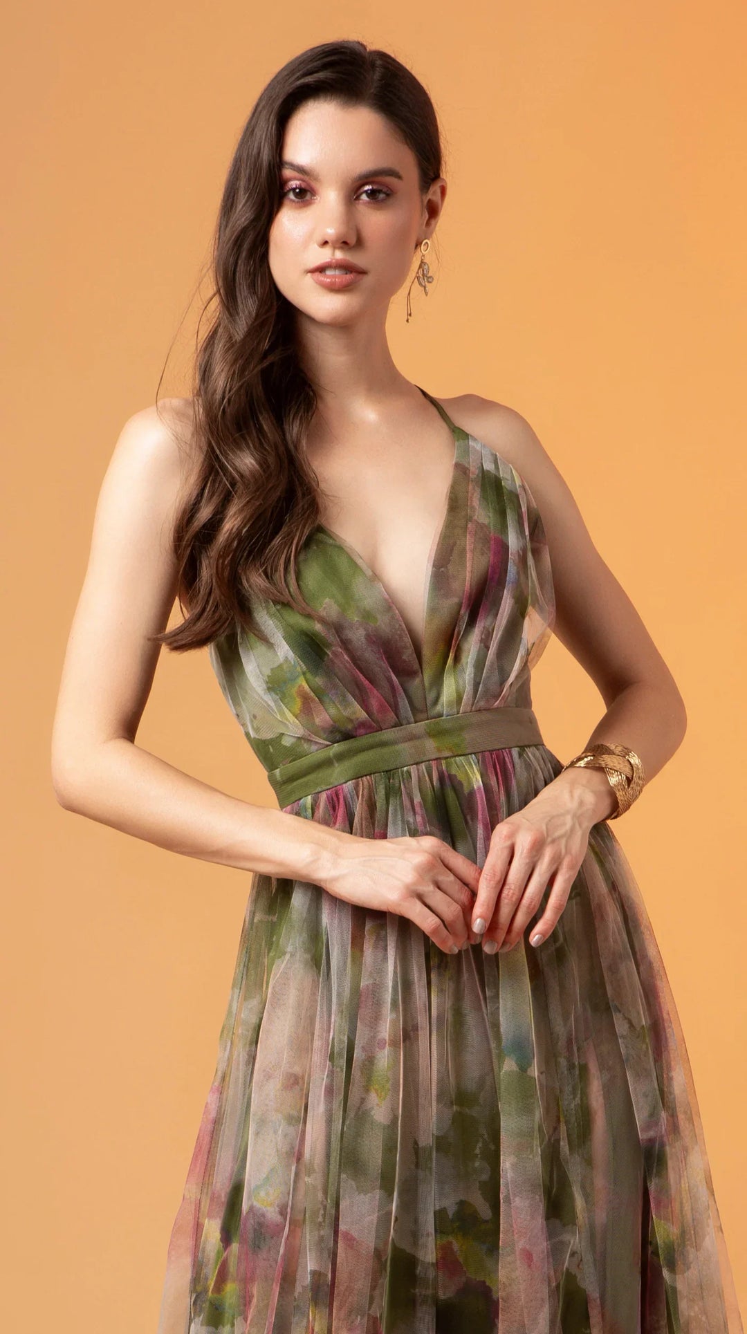 Scarlett™ - Long Handmade Floral Dress