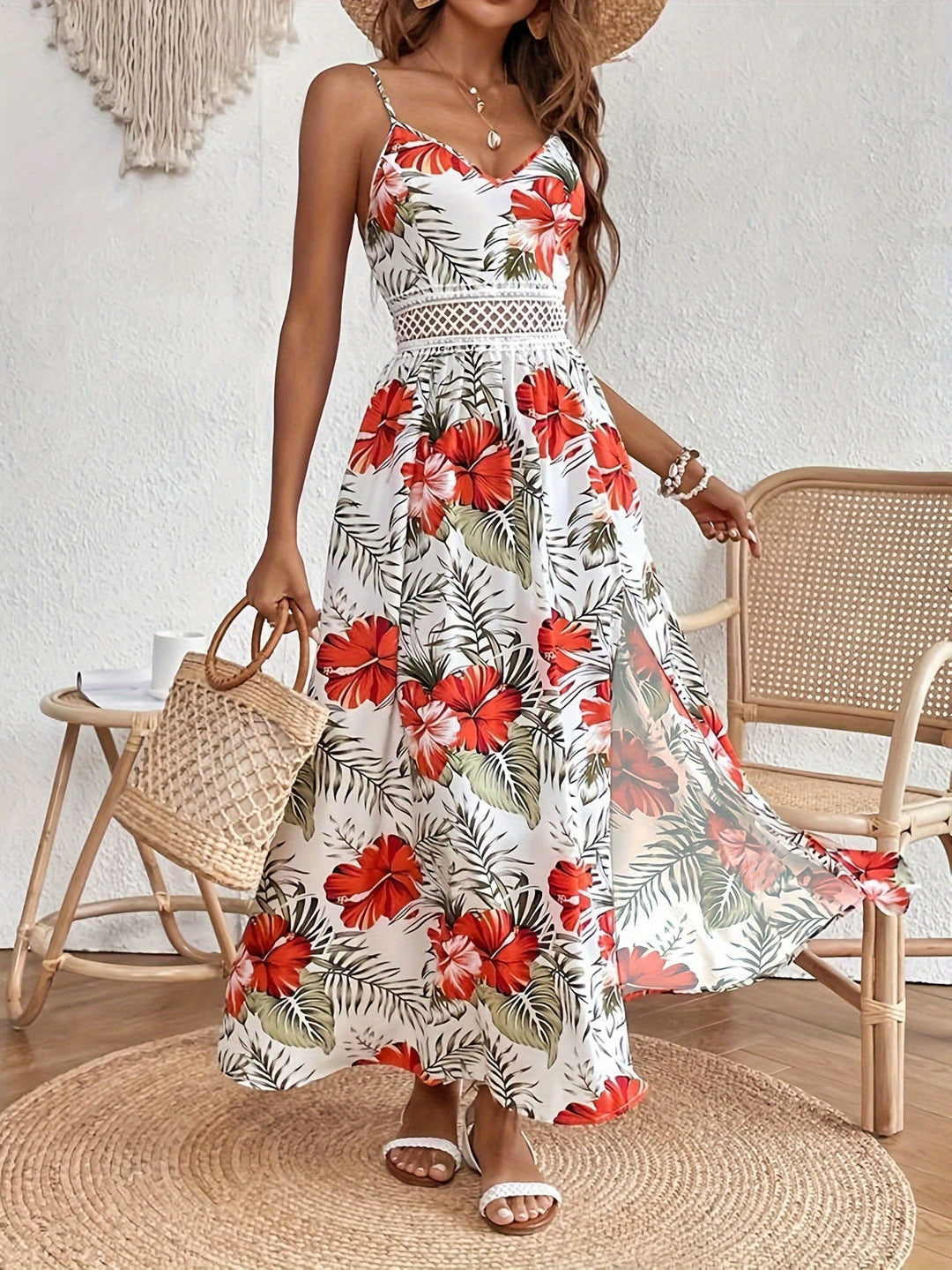 Avery™ - Elegant Floral Dress