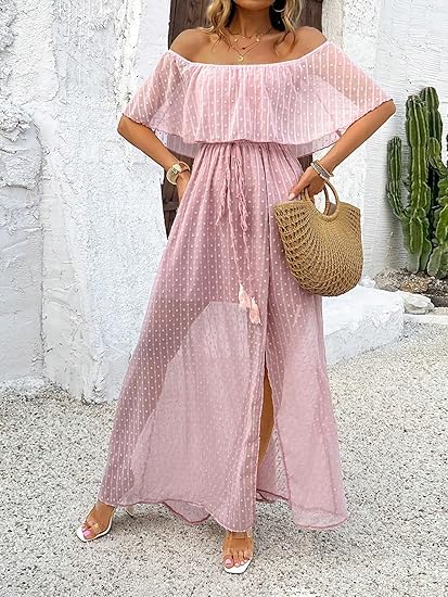 Lily™ - Elegant Off-Shoulder Dress