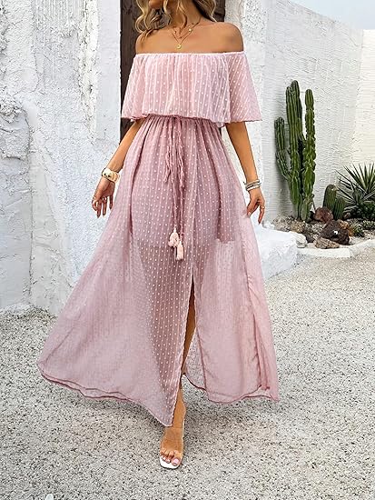 Lily™ - Elegant Off-Shoulder Dress