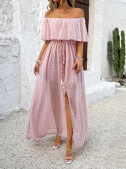 Lily™ - Elegant Off-Shoulder Dress