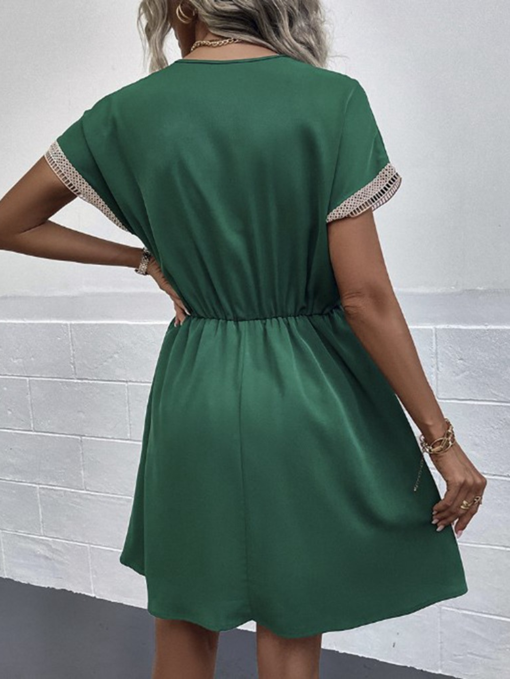Aubrey™ - Elegant Lace Short Dress