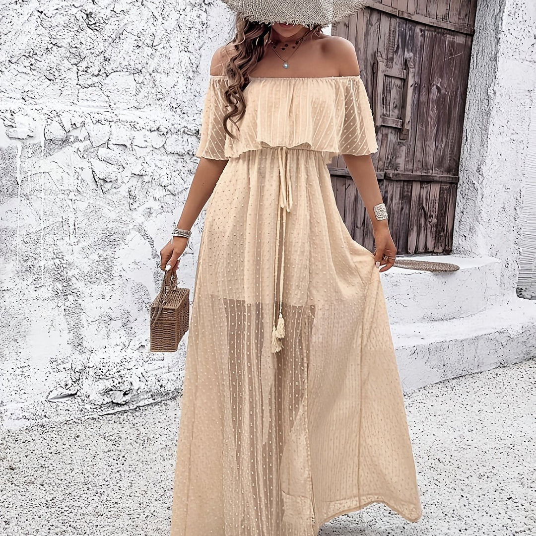 Lily™ - Elegant Off-Shoulder Dress