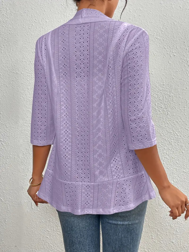 Penelope™ - Elegant Open-Front Jacket