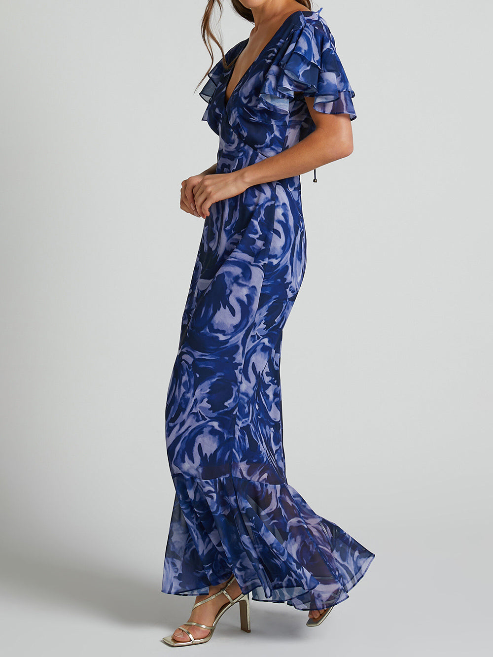 Scarlett™ - Elegant Long Dress With Ruffles