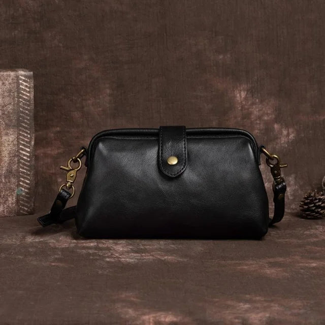 Alyssa™ - Retro Leather Handmade Bag