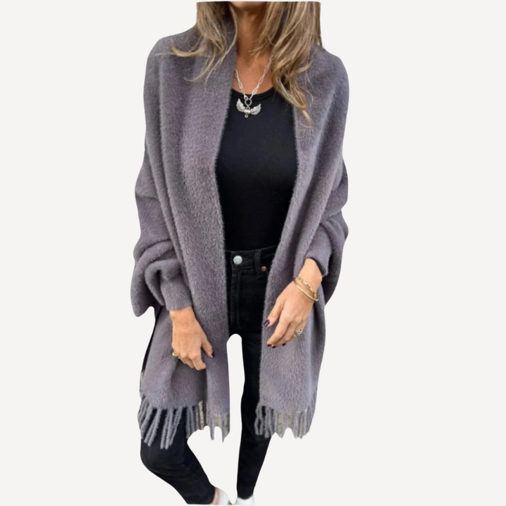 Avery™ - Elegant Long-Sleeved Wrap Sweater