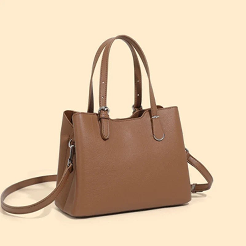 Aria™ - 3 Layers Genuine Leather Shoulder Bag