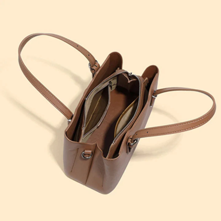 Aria™ - 3 Layers Genuine Leather Shoulder Bag