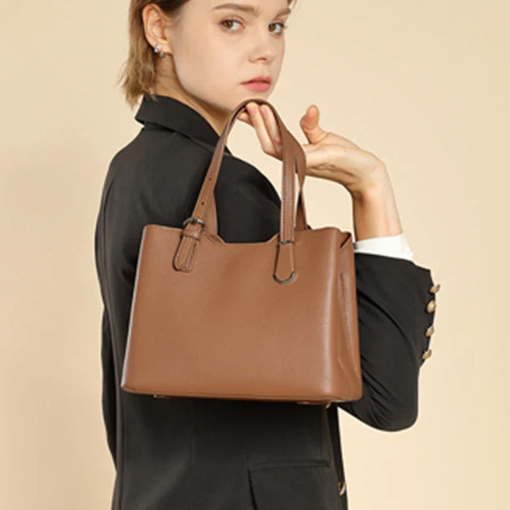 Aria™ - 3 Layers Genuine Leather Shoulder Bag