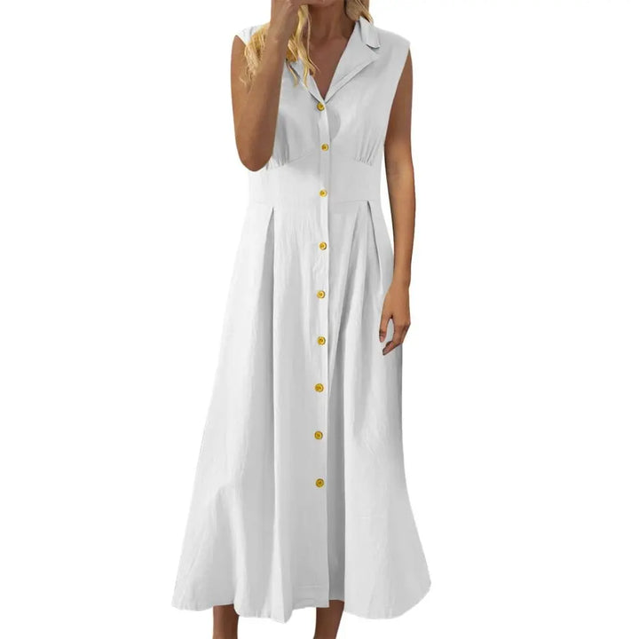 Savannah™ - Attractive Cotton Breathable Summer Maxi Dress