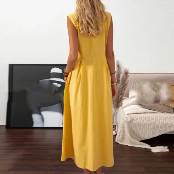 Savannah™ - Attractive Cotton Breathable Summer Maxi Dress