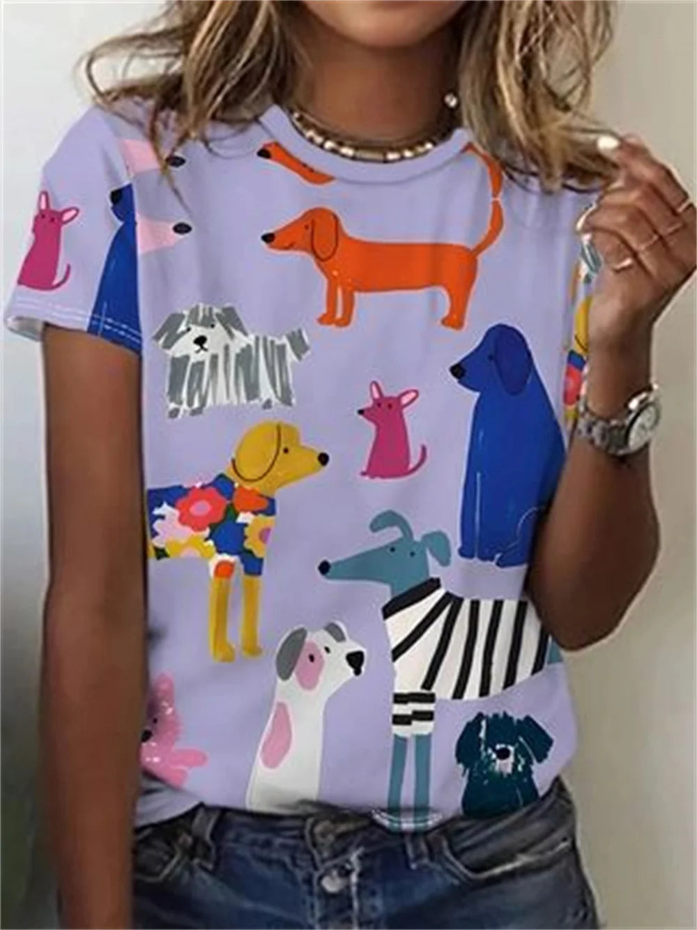 Scarlett™ - Handmade Women's Shirt with Animal Print