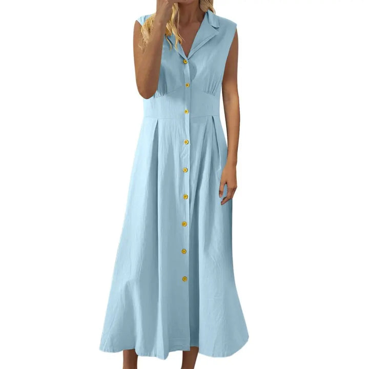 Savannah™ - Attractive Cotton Breathable Summer Maxi Dress