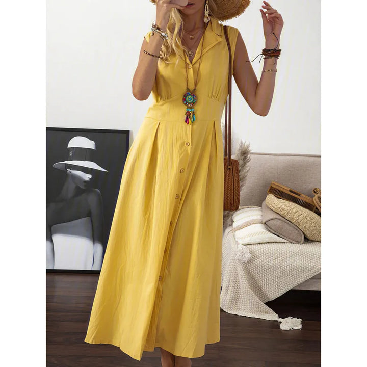 Savannah™ - Attractive Cotton Breathable Summer Maxi Dress