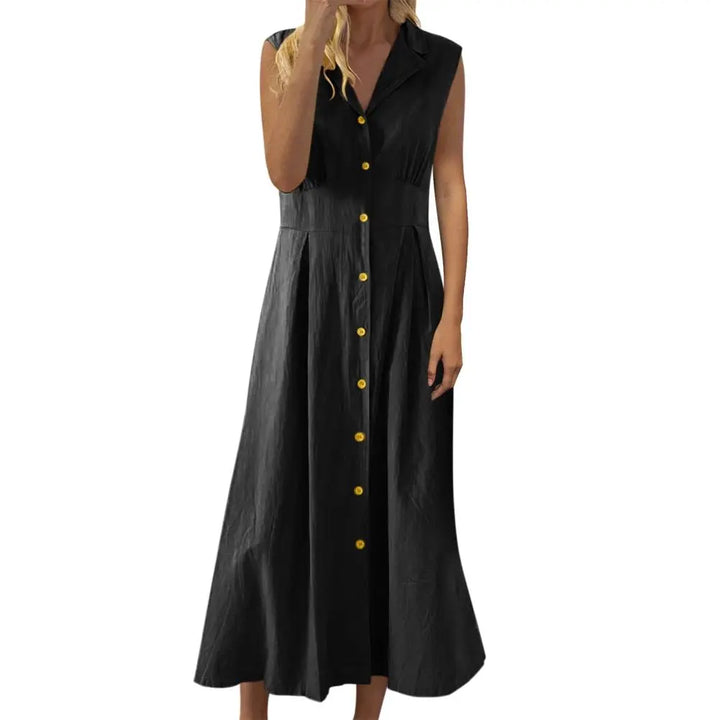 Savannah™ - Attractive Cotton Breathable Summer Maxi Dress