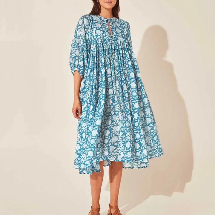 Aubrey™ - Boho Floral Dress