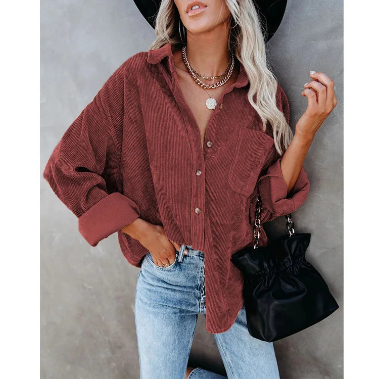 Ella™ - Comfortable Casual Stripe Shirt