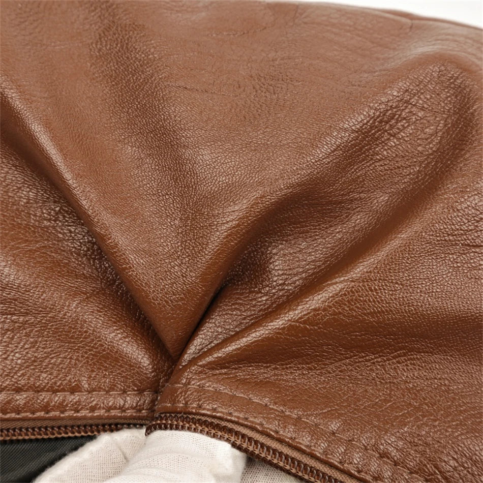 Olivia™ - Vintage Soft Zipper Leather Bag