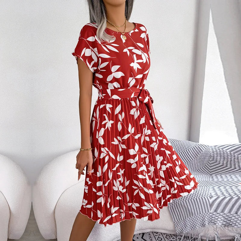 Victoria™ - Chic High Waist Spring Dress