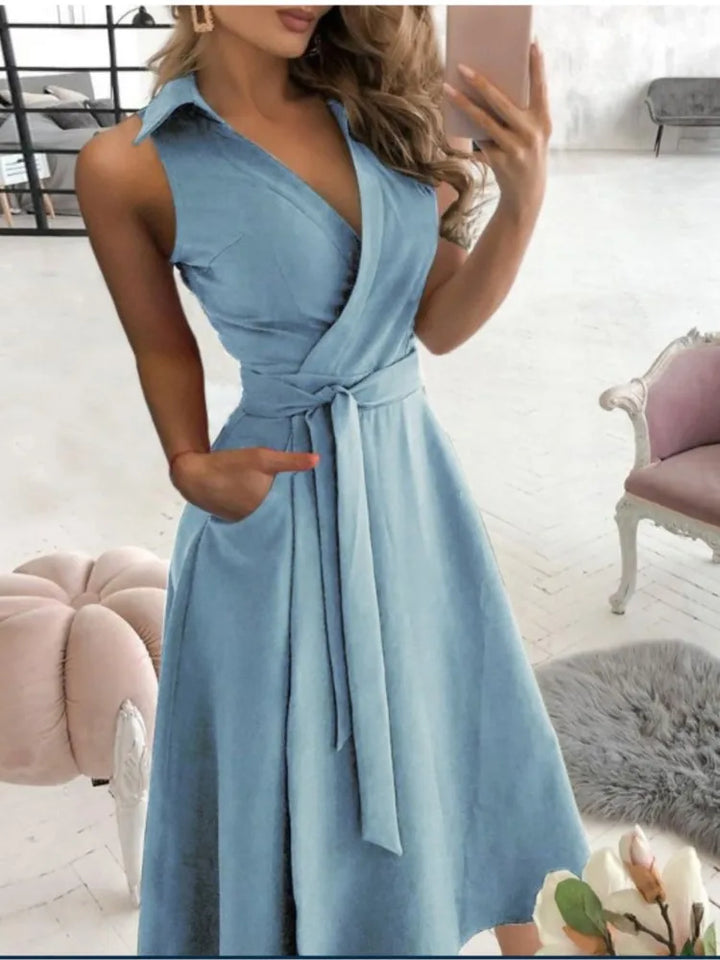 Riley™ - Modern Sleeveless Dress
