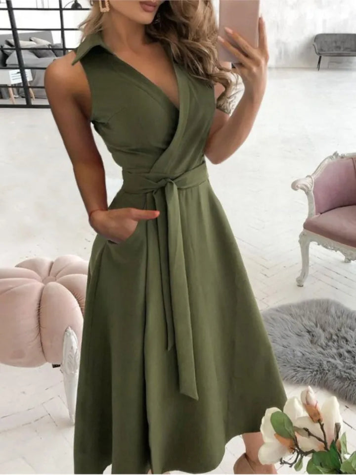 Riley™ - Modern Sleeveless Dress