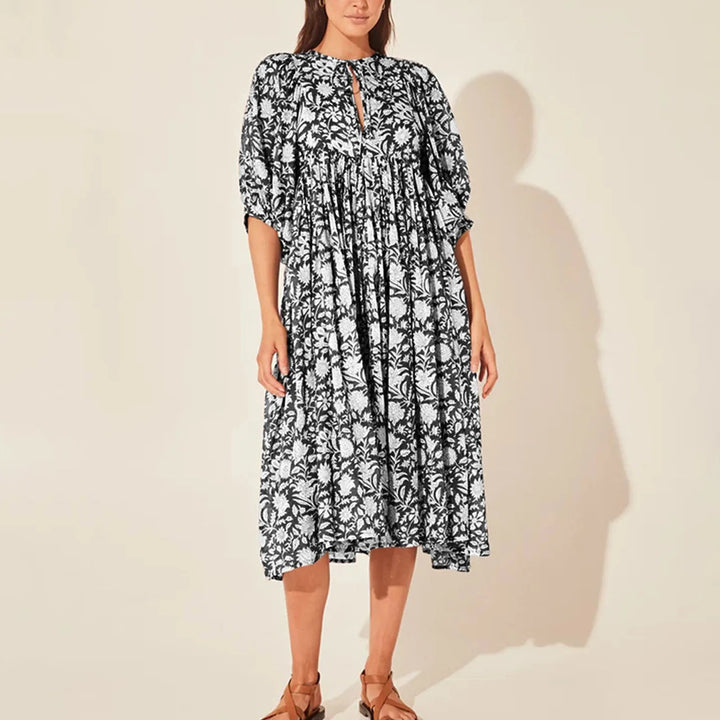 Aubrey™ - Boho Floral Dress
