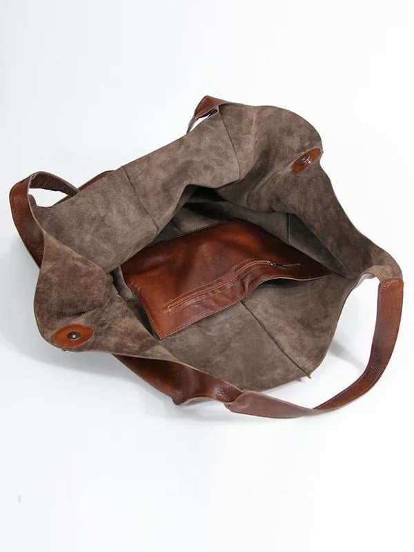 Scarlett™ - Handmade Oversizes Leather Handbag