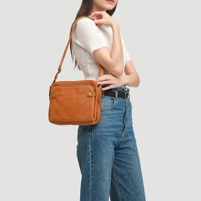 Aria™ - Crossbody Vegan Leather Shoulder Bag