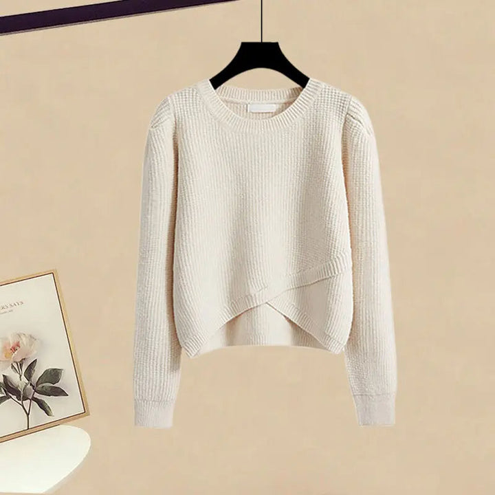 Addison™ - Stylish Knit Sweater And Skirt Lounge Set