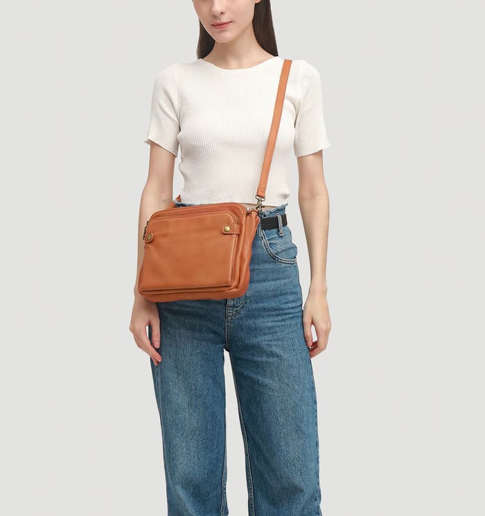 Aria™ - Crossbody Vegan Leather Shoulder Bag